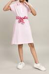 Petite Pomme_Pink Cotton Girls Dress _Online_at_Aza_Fashions
