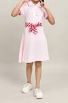 Shop_Petite Pomme_Pink Cotton Girls Dress _Online_at_Aza_Fashions