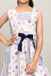 Buy Petite Pomme Gray Cotton Sleeveless Frock With Belt Buy_Petite Pomme_Gray Cotton Sleeveless Frock With Belt