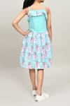 Shop_Petite Pomme_Blue Cotton Sky Aop Sleeveless Girls Frock _at_Aza_Fashions