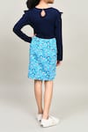 Shop_Petite Pomme_Blue Cotton Full Sleeves Navy And T Printed Dress _at_Aza_Fashions