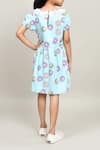 Shop_Petite Pomme_Blue Cotton Sky Aop Baby Girls Dress _at_Aza_Fashions
