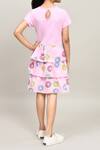 Shop_Petite Pomme_Pink Cotton Light Aop Baby Girls Dress _at_Aza_Fashions