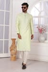 Arihant Rai Sinha_Embroidered Pista Green Kurta Set _at_Aza_Fashions