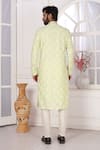 Shop_Arihant Rai Sinha_Embroidered Pista Green Kurta Set _at_Aza_Fashions