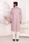 Arihant Rai Sinha_Lilac Silk Embroidery Art Straight Kurta _Online_at_Aza_Fashions