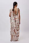 Shop_Payal Singhal_Cream Embroidered Choli And Printed Pre-stitched Saree _at_Aza_Fashions