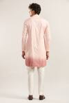 Shop_Rng Safawala_Pink Embroidery Ombre Chikankari Kurta Set _at_Aza_Fashions