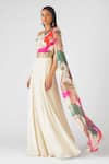 Basanti - Kapde Aur Koffee_Embellished Ivory Crepe Jumpsuit _Online_at_Aza_Fashions