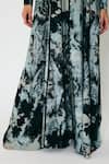 Shop_Koai_Blue Muslin, Cotton, Silk V-neck Toile Print Maxi Dress _Online_at_Aza_Fashions