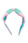 Nazaakat By Samara Singh_Pink Sequins, Embroidery Hand Hairband _Online_at_Aza_Fashions