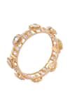 Buy_Nazaakat By Samara Singh_Gold Plated Stones Embellished Bangles Set _Online_at_Aza_Fashions
