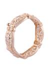 Buy_Nazaakat By Samara Singh_Gold Plated Stones Brass Bangles Set _Online_at_Aza_Fashions
