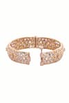 Buy_Nazaakat By Samara Singh_Gold Plated Crystals Cutwork Bangle Set 