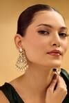 Buy_Nazaakat By Samara Singh_White Pearls Drop Dangle Earrings _Online_at_Aza_Fashions