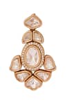Buy_Samyukta Singhania_White Stones Traditional Gold Plated Jewellery Set 