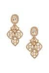 Buy_Nazaakat By Samara Singh_Gold Plated Diamonds, Stones Brass Jewellery Set _Online_at_Aza_Fashions