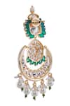 Shop Nazaakat By Samara Singh Green Stones, Pearls Brass And White Jewellery Set Online at Aza Fashions Shop_Nazaakat By Samara Singh_Green Stones, Pearls Brass And White Jewellery Set _Online_at_Aza_Fashions