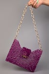 Buy_Tussya_Geometric Crystal Handbag With Sling _at_Aza_Fashions