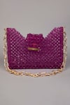 Shop_Tussya_Geometric Crystal Handbag With Sling _at_Aza_Fashions