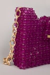 Buy_Tussya_Geometric Crystal Handbag With Sling 