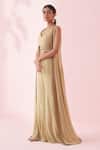 Studio Bagechaa_Gehna Green Sharara Set _Online_at_Aza_Fashions