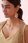 Buy_Studio Bagechaa_Gehna Green Sharara Set _Online_at_Aza_Fashions