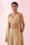 Buy_Studio Bagechaa_Gehna Green Sharara Set 