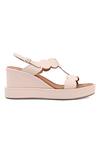 Vanilla Moon_Ivory Scalloped Edge Sandals_Online_at_Aza_Fashions