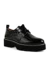 Buy_Vanilla Moon_Black Patent Leather Lace Up Sneakers_at_Aza_Fashions