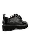 Buy_Vanilla Moon_Black Patent Leather Lace Up Sneakers_Online_at_Aza_Fashions