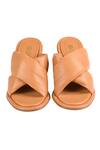 Shop_Vanilla Moon_Tan Cross Strap Heels_at_Aza_Fashions