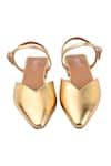Shop_Vanilla Moon_Gold Pointed-toe Sandals_at_Aza_Fashions