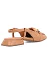 Vanilla Moon_Beige Fringe Kilty Slingback Sandals_Online_at_Aza_Fashions