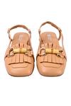 Shop_Vanilla Moon_Beige Fringe Kilty Slingback Sandals_at_Aza_Fashions