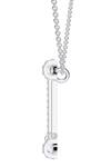 Buy_Kicky & Perky_Silver Plated Designer Moissanite Pendant Necklace _Online_at_Aza_Fashions