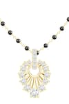 Buy_Kicky & Perky_Gold Plated Moissanite Pendant Necklace 