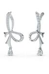 Shop_Kicky & Perky_Designer Moissanite Silver Danglers Earrings _at_Aza_Fashions