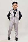 Shop_Petite Pomme_Black Cotton Boys 3-piece Waistcoat Suit_Online_at_Aza_Fashions