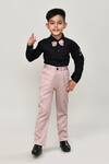 Petite Pomme_Black Cotton Boys 3-piece Waistcoat Suit_Online_at_Aza_Fashions