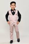 Buy_Petite Pomme_Black Cotton Boys 3-piece Waistcoat Suit_at_Aza_Fashions