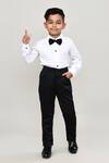 Petite Pomme_White Cotton Boys 3-piece Waistcoat Suit_Online_at_Aza_Fashions