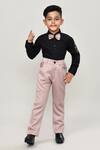 Shop_Petite Pomme_Black Cotton Boys 3-piece Waistcoat Suit_Online_at_Aza_Fashions