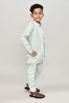 Arihant Rai Sinha_Green Polyester Embroidery Solid Waistcoat And Trouser Set With Blazer _at_Aza_Fashions