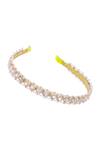 Shop_Nazaakat By Samara Singh_Gold Pearls Polki And Hair Band _at_Aza_Fashions