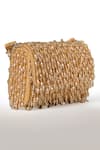 Shop Nazaakat By Samara Singh Gold Beads, Crystals Embellished Bag at Aza Fashions Shop_Nazaakat By Samara Singh_Gold Beads, Crystals Embellished Bag _at_Aza_Fashions