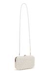 Shop_Samyukta Singhania_White Pearls Hand-embroidered Clutch Bag _at_Aza_Fashions