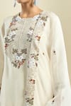 Shop_Prisho_Cream Embroidered Kurta Palazzo Set _Online_at_Aza_Fashions
