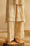 Buy_Moh India_Beige Palm Royale Co-ord Set _Online_at_Aza_Fashions