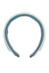 Shop_Samyukta Singhania_Moti Design Hand Embroidered Hairband _Online_at_Aza_Fashions